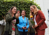 Foto: Vorstellung einer neuen SSGK M-V App am 19.7.2023 mit v.l.n.r Susanne Rühling, Ministerin Bettina Martin und Direktorin Dr. Pirko Zinnow © SSGK-MV, Ulrich Pfeuffer